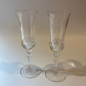Aurea by Royal Crystal Rock Champagne Glasses Set of Two